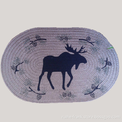 Braided Jute Rug-Bangladesh Jute-Reindeer